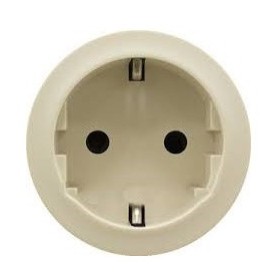 Панель розетки 2К+З Legrand Celiane слоновая кость