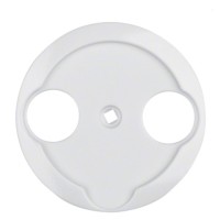 Центральна панель для антеної розетки (2 отвори) полярна білизна Berker 1930