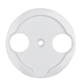 Центральная панель для антенной розетки (2 отверстия) полярная белизна Berker 1930
