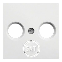 Лицевая панель TV WL6310 Lumina-2, белая, Hager