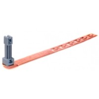 Пластиковий тримач струмопровідного провідника DKC ND2214CU Ø8мм під черепицю довжиною 330мм з міді.