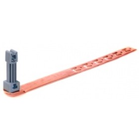 Пластиковий тримач струмопровідного провідника DKC ND2214CU Ø8мм під черепицю довжиною 330мм з міді.