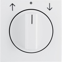 Накладка поворотного выключателя для жалюзи Berker S.1/B.3/B.7 (белая)