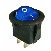 Переключатель TNSy KCD1-5-101 BL/B круглый синий (TNSy5500709)