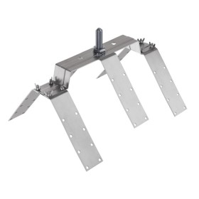 Нержавіюча основа на кутовий гребінь Leo Lightman 3-4м Ni (414333)