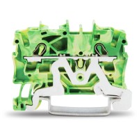 Заземляющая клемма Wago 2002-1207 Topjob S 2,5мм² (желто-зеленая)