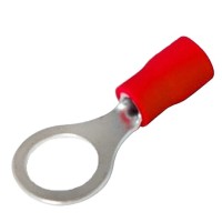 Кольцевой наконечник TNSy RV8-10 (6-10/10) с изоляцией 100шт красный (TNSy5500669)