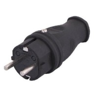 Вилка Lezard 2Р+РЕ 1х16А 220-240V