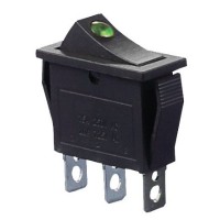 Переключатель TNSy KCD3-101EN G/B с подсветкой зеленый (TNSy5500835)