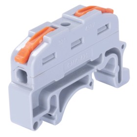 Самозажимной клеммник E.Next e.lc.pro.din.uni.pl.1 соединительный универсальный на din-рейке (p0660401)