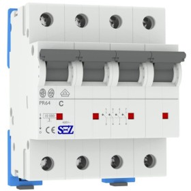 Чотирьохполюсний автомат SEZ 64 C 25А 4P (PR64C25А)