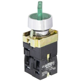 Перемикач Аско-Укрем XB2-BK2365 (0-I) з підсвічуванням зелений (A0140010012)