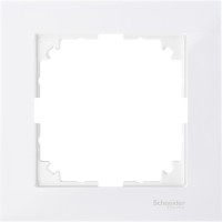 Одномісна рамка Schneider Electric M-PURE MTN4010-3619 полярно-біла