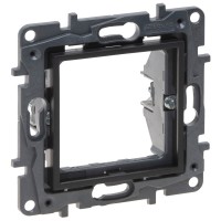 Адаптер Legrand Niloe Step 45х45мм для MOSAIC чорний (863589)