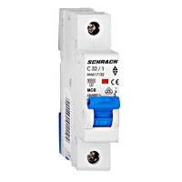 Защитный выключатель 32А 1P 6кА С, Schrack Technik