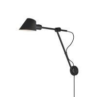 Бра, настенный светильник Nordlux 2020455003 Stay E27 1x60W IP20 черный