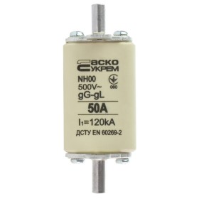 Запобіжник Аско-Укрем NH00 50A gG (A0050010012)