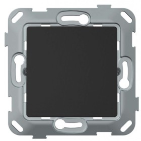 Одноклавішний механізм прохідного перемикача Plank Electrotechnic Classic/Nordic (PLK0211241) антрацит