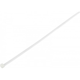 Нейлоновий хомут Аско-Укрем 8x400 білий (100шт)