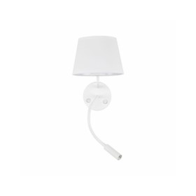 Бра, настінний світильник Tk Lighting 10080 Maja E27+G9 2x60+6W IP20 Wh