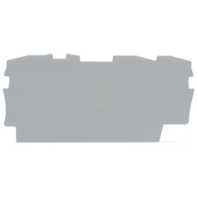 Кінцева пластина Wago 2002-1391 Topjob S до трьохконтактних клем (сіра)