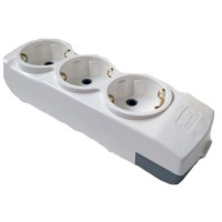 Тройная колодка Sokol с заземлением (7.5.2.157196)