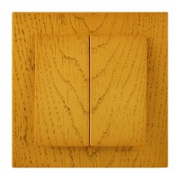 Вимикач Nilson Touran дуб 2кл ( 24251003 )