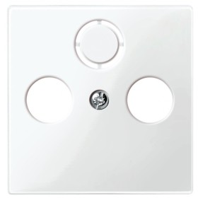 Центральная панель TV розетки антенная белая Merten, MTN296725