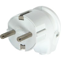 Кутова вилка E.Next e.plug.angle.007.16 16А із заземленням біла (s9100004)