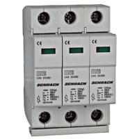 Защитный разрядник Schrack IS010448 UAS класс С 3P 25kA 280В
