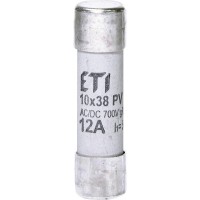 Запобіжник ETI 002625022 CH 10x38 gR-PV 12A 700V (50kA)