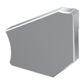 Заглушка Lumines для типу Н без отвору срібло