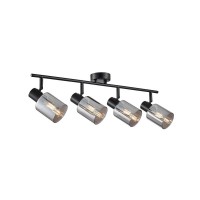 Світильник поворотний, спот Italux SPL-65342-4-BK-SG Santia E14 4x40W IP20 чорний