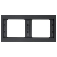 Рамка 2-місна, горизонтальна, антрацит Berker K.1