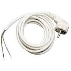 Вилка со шнуром Sokol ПВС 2х1 белый 2м (7.5.1.166894)