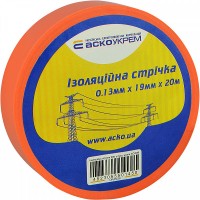 Изолента Аско-Укрем 0,13x19мм/20м оранжевая (A0150020046)