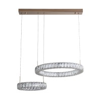 Подвесной светильник, люстра Zuma Line 5905316668140 Girona LED 2x36W 3000K 4200Lm IP20 золотой