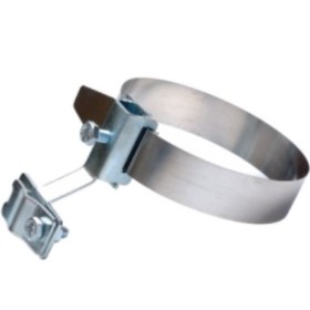 Сталевий хомут DKC NG3001 на металеві труби Ø80-160мм для провідника Ø8-10мм