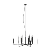 Подвесной светильник, люстра Nowodvorski 11462 Orto XII A E14 12x10W IP20 черный
