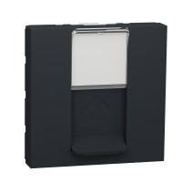 Центральна плата Schneider Electric Unica New NU946154 RJ45 2м антрацит