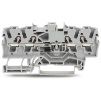 Клемма Wago 2002-1411/1000-411 с диодом 1N4007 (серая)