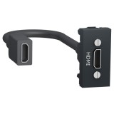 HDMI розетка Schneider Electric NU343054 1М (антрацит)