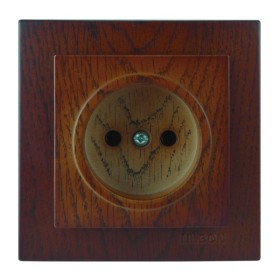 Розетка Nilson Touran горіх 1-на без заземлення ( 24271015 )