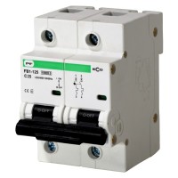 Автоматический выключатель Promfactor ECO FB1-125 2P C 25A 10кА (FB1C20025)