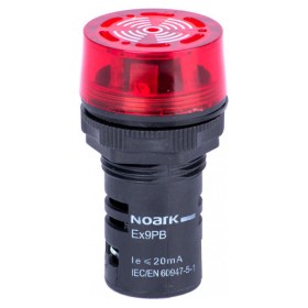 Зуммер NOARK Ex9PB B r 24В AC/DC мигающий красный (105701)