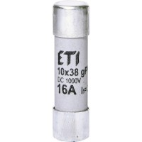 Запобіжник ETI 002625081 CH 10x38 gPV 16A 1000V (30kA)