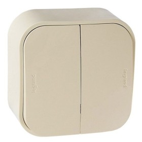 Выключатель 2 клавишный Legrand Forix слоновая кость