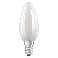 Филаментная диммируемая лампа Osram LED CL B60 DIM 6,5W/827 230V GL FR E14 10X1 (4058075434486)