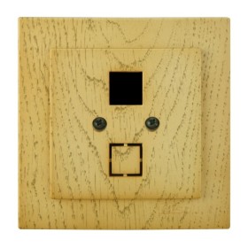 Розетка Nilson Touran клен комп'ютерна без модуля ( 24281042 )