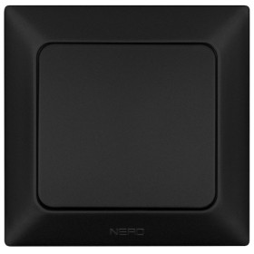 Вимикач 1-клавішний NE-AD ARAS 93-124-01 чорний